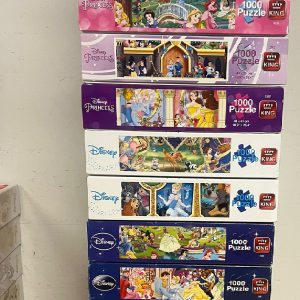 12 King Disney Legpuzzels: 10x 1000 stukjes, 2x 500 stukjes