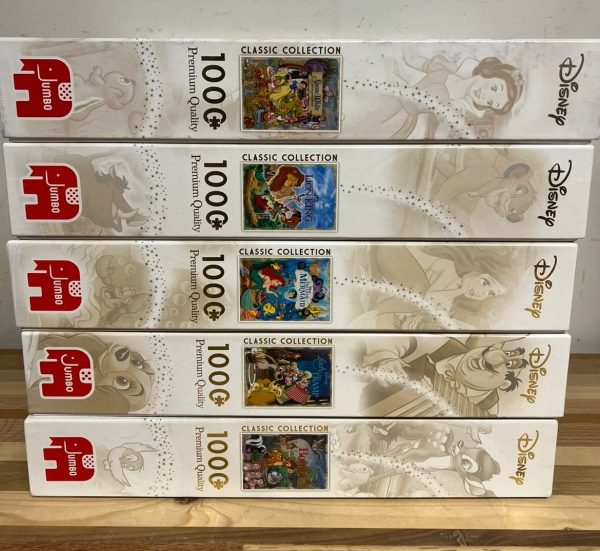 5 Jumbo Disney Legpuzzels - 1000 stukjes - Klassiekers