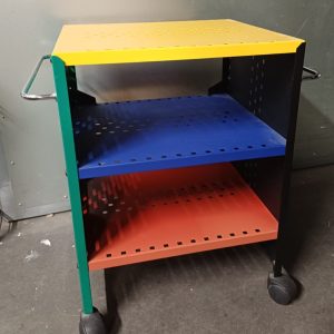 Memphis Thomado stijl trolley / bijzettafel - verrijdbaar