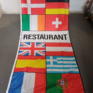 Vlag - Meerlanden Restaurant - 16 Europese landen