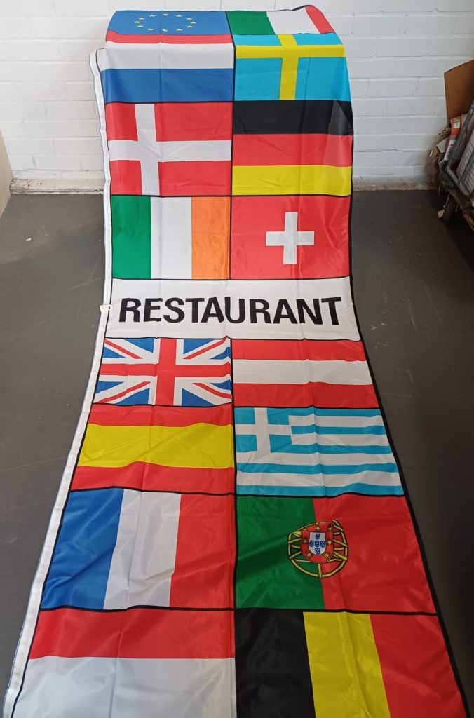 Vlag - Meerlanden Restaurant - 16 Europese landen