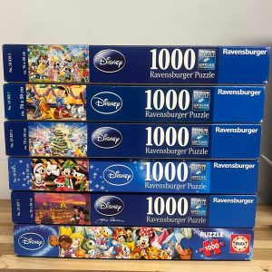 6 Disney Puzzels 1000 Stukjes Ravensburger & Educa