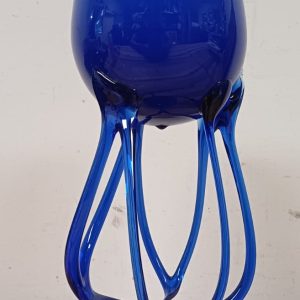 Mooie kobaltblauwe vaas - octopus - Jozefina Krosno stijl