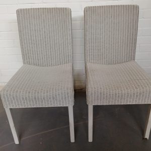 Loom eetkamerstoelen - Nouvion - wit - 2 stuks
