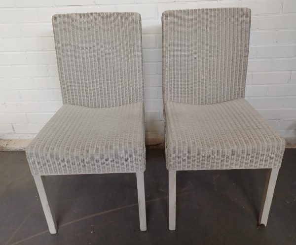 Loom eetkamerstoelen - Nouvion - wit - 2 stuks