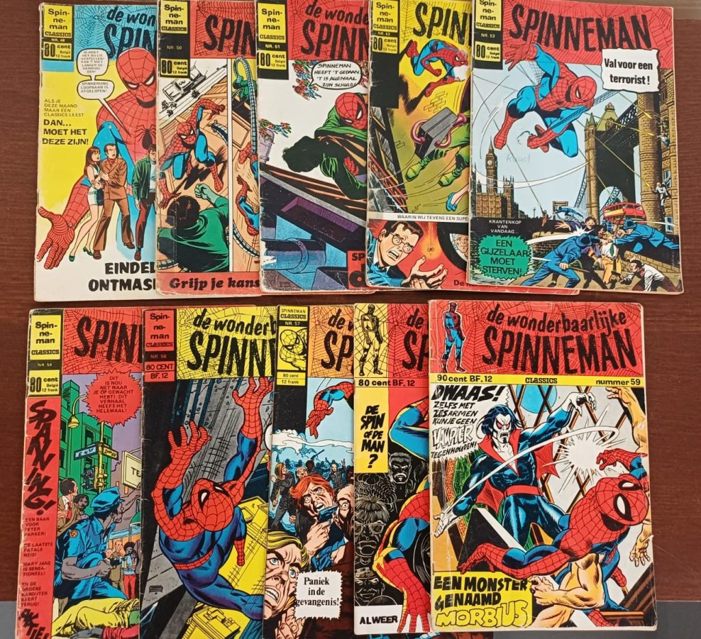 Verzameling stripboeken - Spinneman - 7 nummers