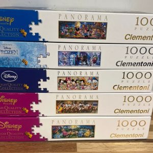 5 Clementoni Panorama Puzzels - 1000 stukjes Disney