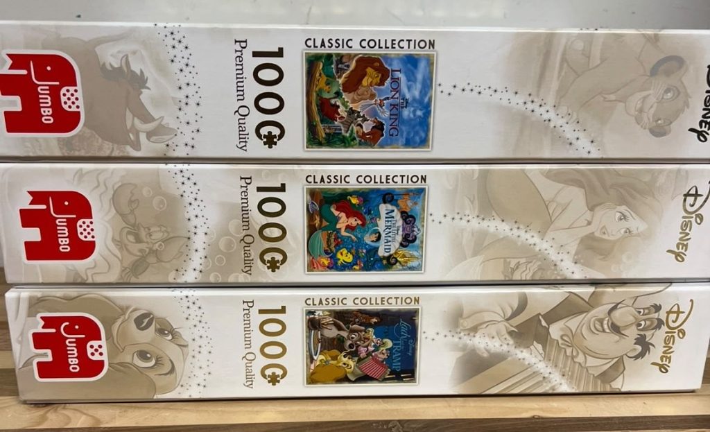 3 Disney Classic collection - puzzels 1000 stukjes