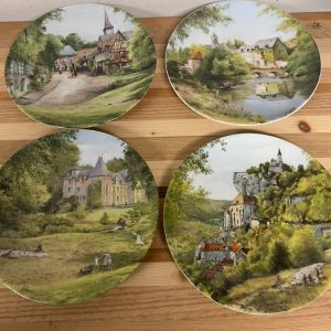 4 Michel Julien verzamelborden - Franse landschappen