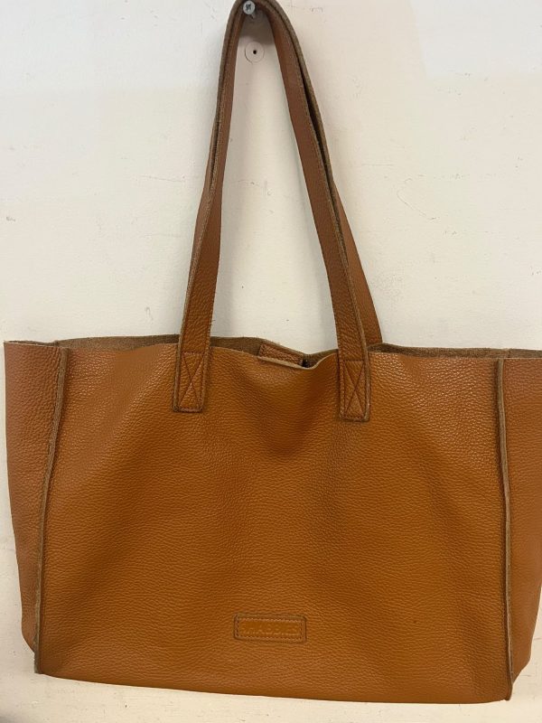 Shabbies Leren  Schoudertas Cognac