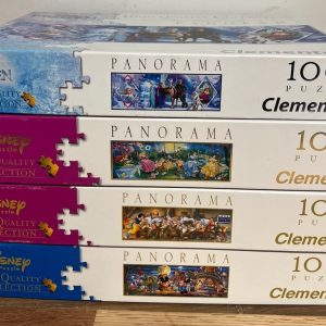 4 Clementoni Disney Panorama Puzzels - 1000 stukjes