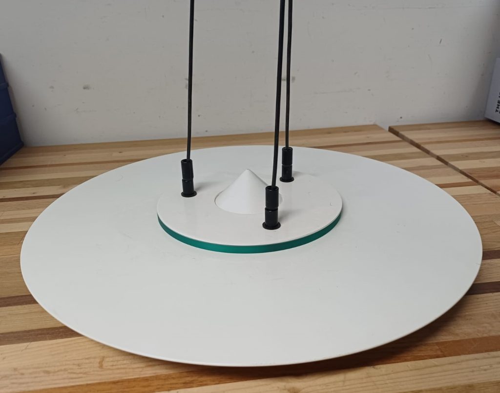 Dijkstra Space Age Wand-Plafondlamp - Wit Metaal (Max. 75W)