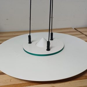 Dijkstra Space Age Wand-Plafondlamp - Wit Metaal (Max. 75W)