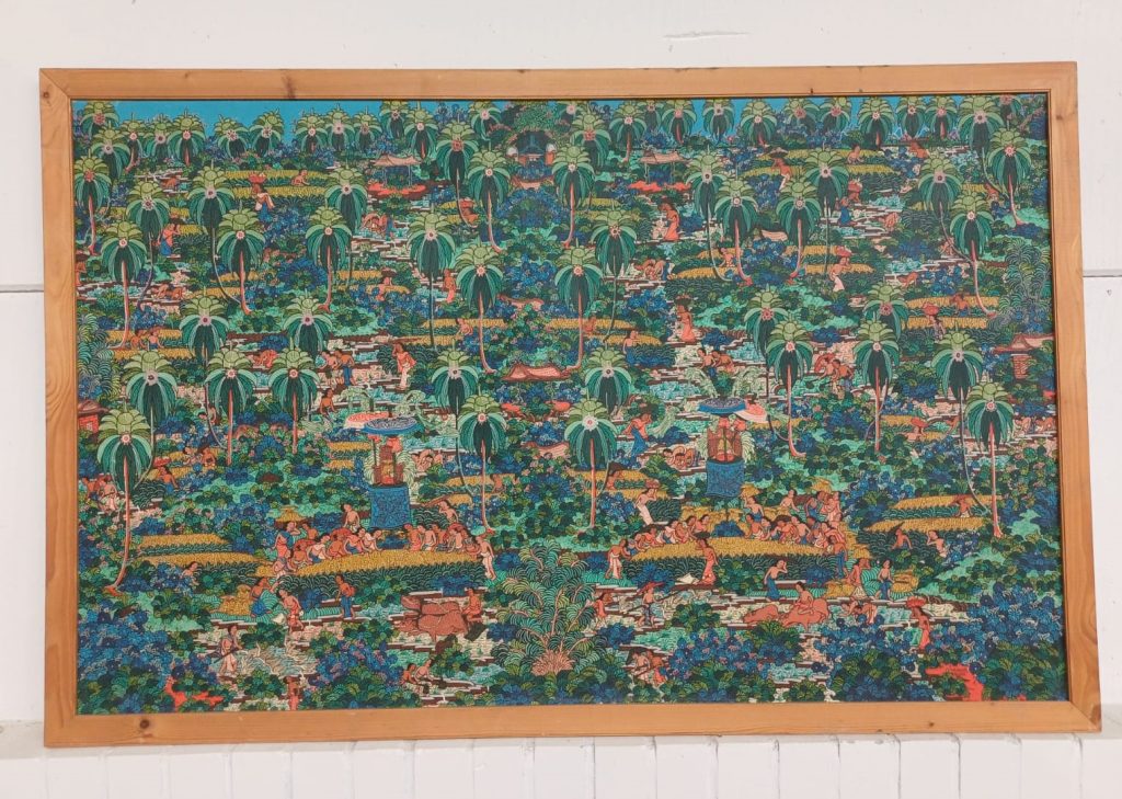 Balinese landschap - Ketut Soki stijl
