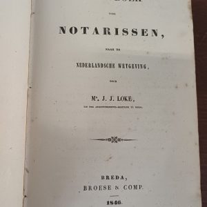 Handboek voor Notarissen 1846