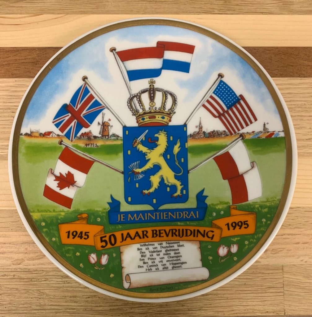 Herdenkingsbord 50 Jaar Bevrijding Nederland 1945-1995