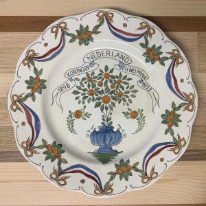 Gedenkbord Koningin Wilhelmina 1898 - 1923