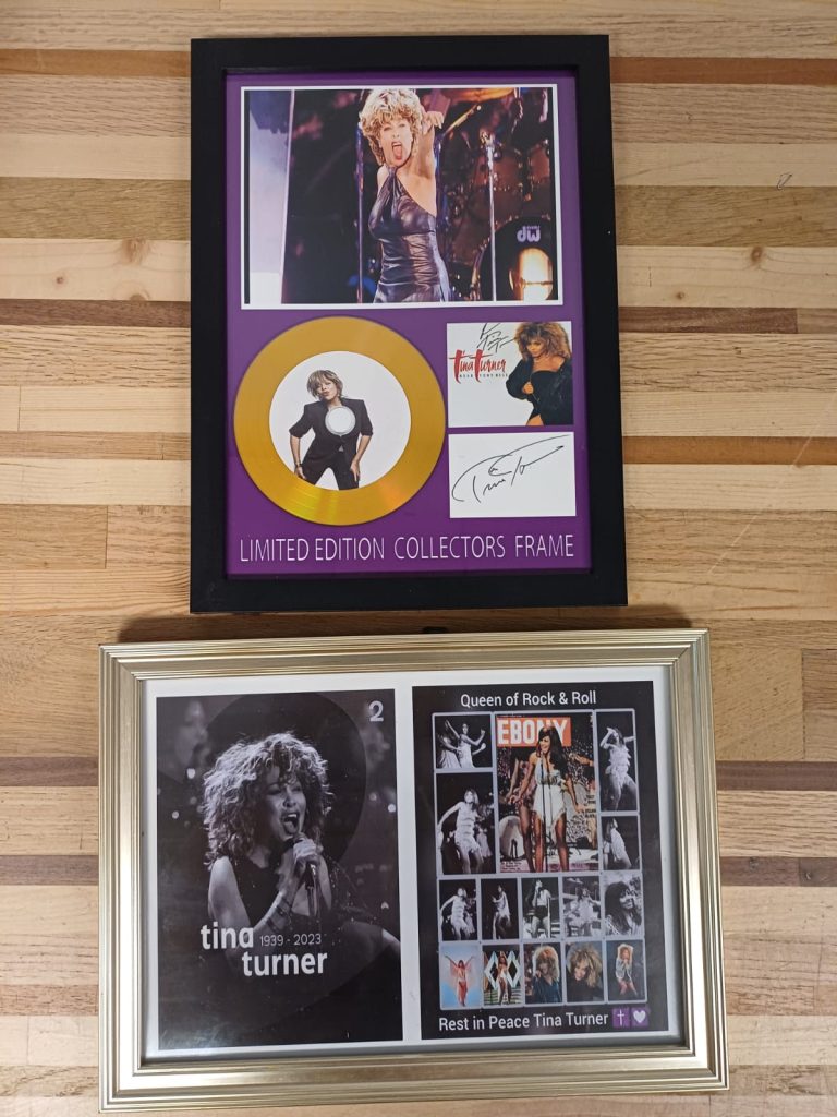 Limited Edition Collectors Frame - Tina Turner