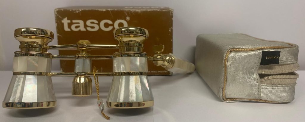 Vintage Tasco Parelmoer Opera kijker