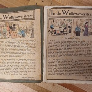 4 schriften voorzien van verhaal - In de Wolleweverstraat