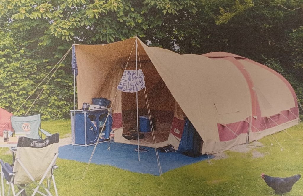Wilderness opblaasbare tent 360 - verblijf - luifel