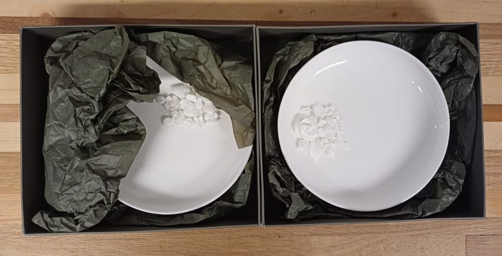 Wedgwood Petal borden - 2 stuks