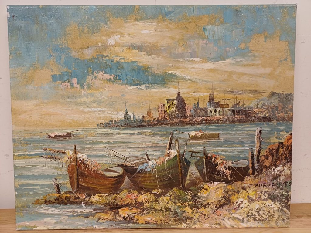 Schilderij - W. Roberts