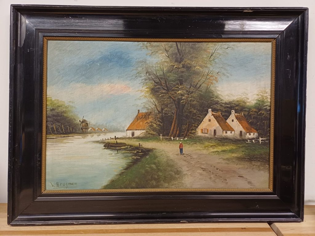 Schilderij - L. Brugman
