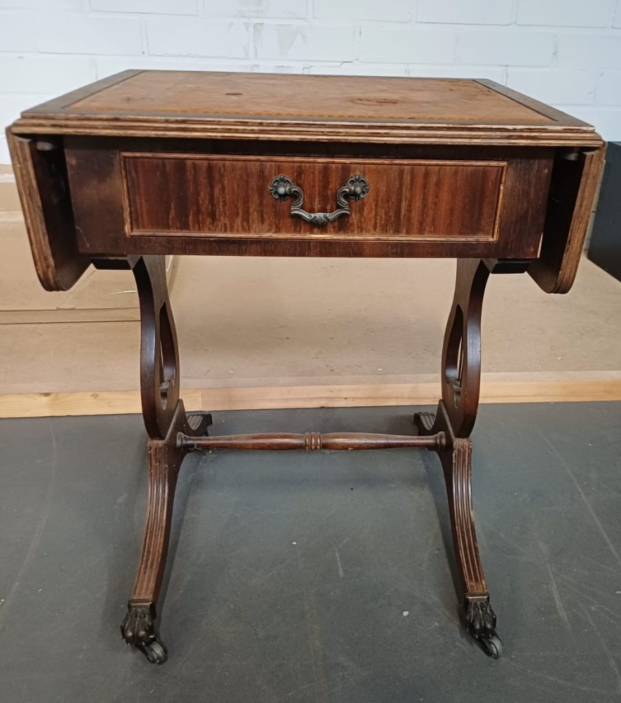 Vintage uitschuifbare bijzettafel