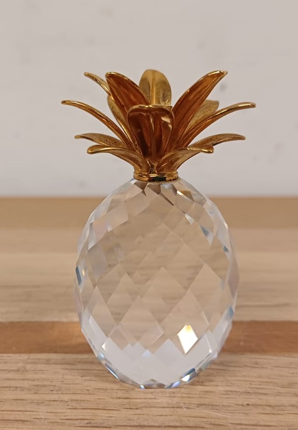 Swarovski ananas met gouden bladeren