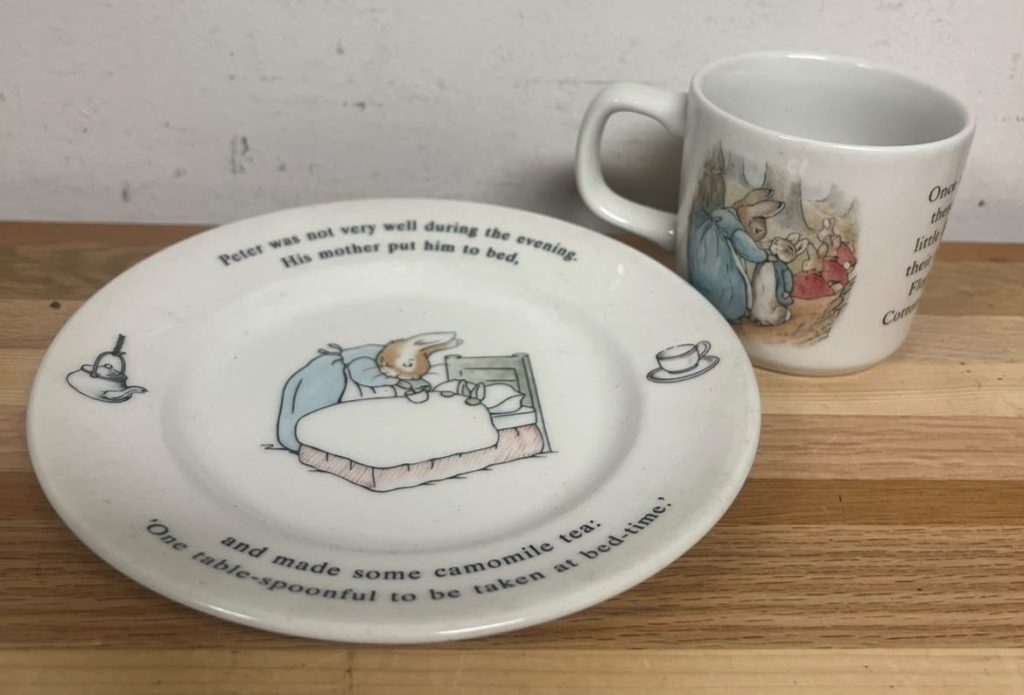 Peter Rabbit x Wedgwood mok en bord